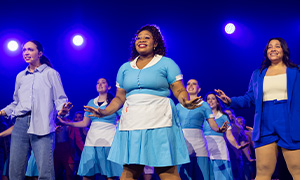 DBU students performing on stage