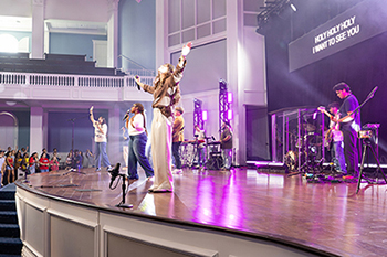 SWAT event - DBU Chapel Worship leading praise and worship music in Dallas, Texas